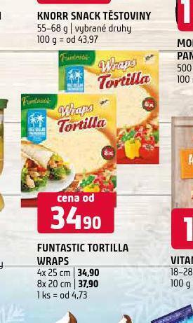 Terno Funtastic tortilla wraps nabídka