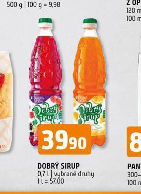 Terno Dobrý sirup nabídka