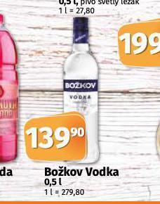 Coop Božkov vodka nabídka