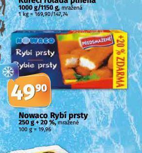 Coop Nowaco rybí prsty nabídka