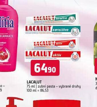 Terno Lacalut zubní pasta nabídka