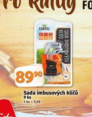 Coop Sada imbusových klíčů nabídka