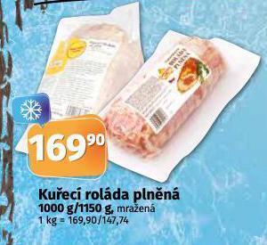 Coop Kuřecí roláda plněná nabídka