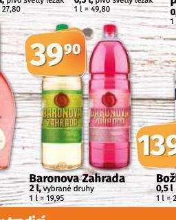 Coop Baronova zahrada nabídka