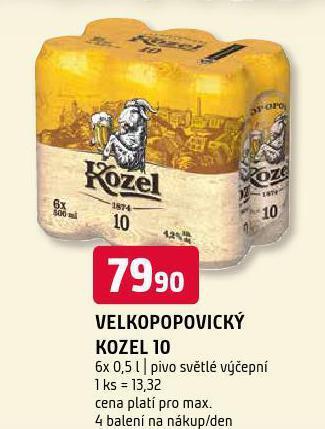 Terno Pivo velkopopovický kozel nabídka