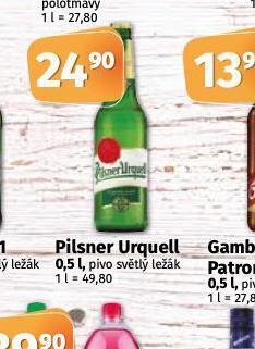 Coop Pivo pilsner urquell nabídka