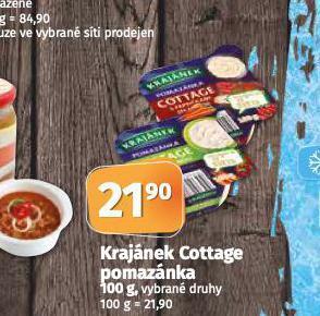 Coop Krajánek pomazánka cottage nabídka