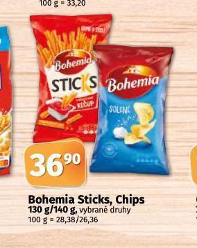 Coop Bohemia chips nabídka