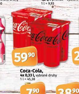 Coop Coca-cola nabídka