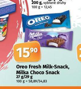 Coop Milka choco snack nabídka
