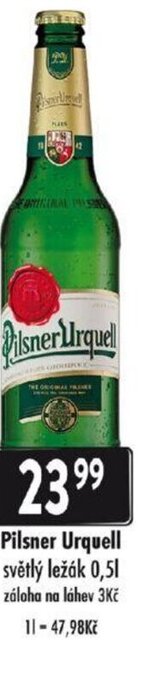 Qanto Pilsner Urquell nabídka
