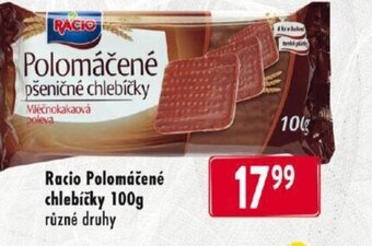 Racio Polomáčené chlebíčky 100g