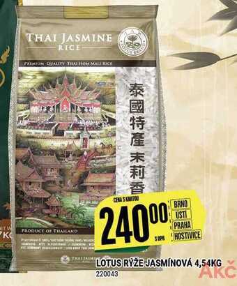 Tamda Foods Lotus rýže jasmínová 4,54kg nabídka