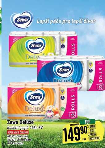 Tamda Foods Zewa deluxe toaletní papír 16ks 3v nabídka