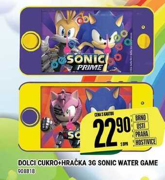Dolci cukro+hračka 3g sonic water game 908818
