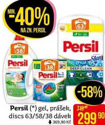 Teta Persil gel na praní 58 dávek, vybrané druhy nabídka