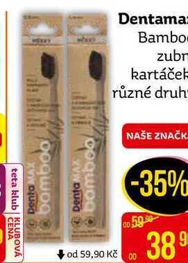 Teta Dentamax bamboo zubní kartáček nabídka