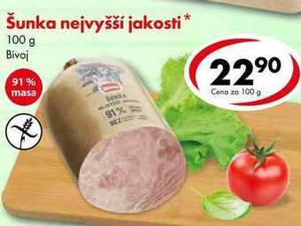 CBA Šunka nejvyšší jakosti, 100 g nabídka