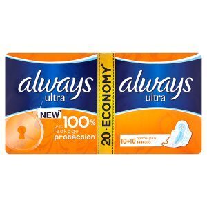Always ultra normal plus hygienické vložky 20 ks