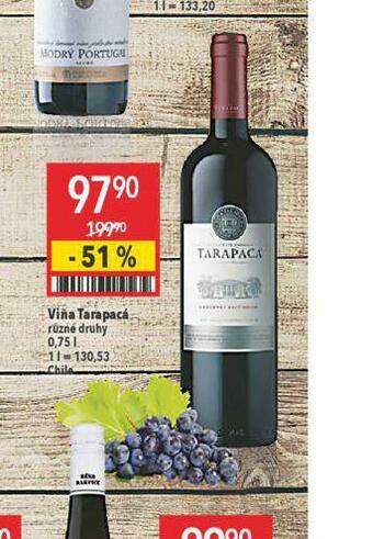 Globus Vina tarapaca nabídka