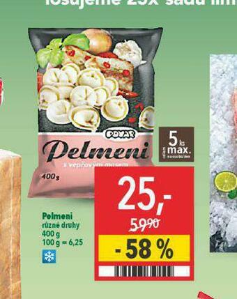 Globus Pelmeni nabídka