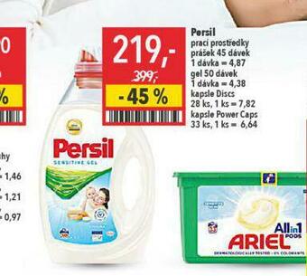 Globus Persil prací prostředek nabídka