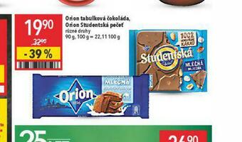 Globus Orion studentská pečeť nabídka