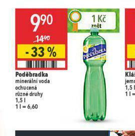 Globus Poděbradka ochucená nabídka