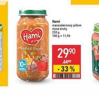 Globus Hami masozeleninový příkrm nabídka