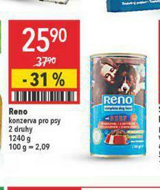 Globus Reno konzerva pro psy nabídka