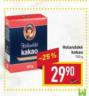 Billa Holandské kakao 100 g nabídka