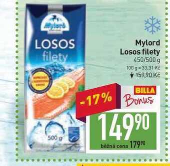 Billa Mylord losos filety 450/500 g nabídka