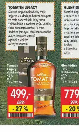 Globus Tomaztin legacy skotská whisky nabídka
