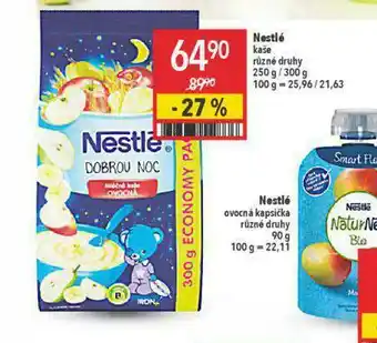 Globus Nestlé kaše nabídka