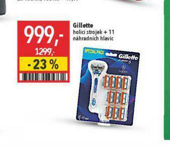 Globus Gillette holicí strojek nabídka