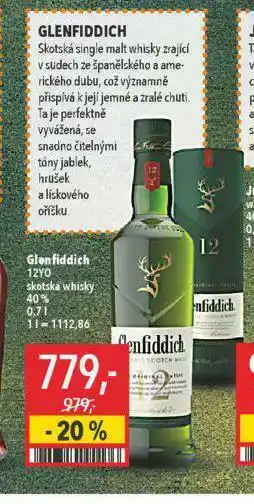 Glenfiddich skotská whisky