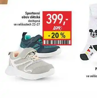 Globus Sportovní dětská obuv nabídka