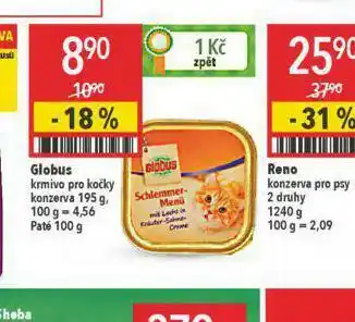 Globus Globus krmivo pro kočky nabídka