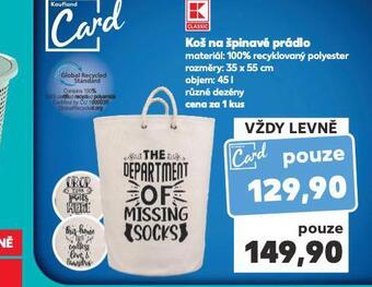 Kaufland Koš na špinavé prádlo nabídka