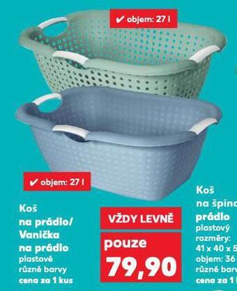 Kaufland Koš na prádlo / vanička na prádlo nabídka