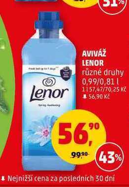 Penny Market Aviváž lenor, 0,99 l nabídka
