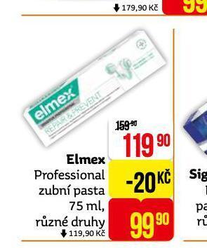 Teta Elmex professional zubní pasta nabídka
