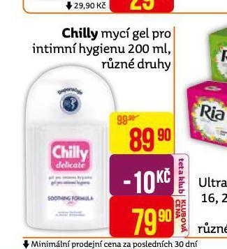 Teta Chilly mycí gel pro intimní hygienu nabídka