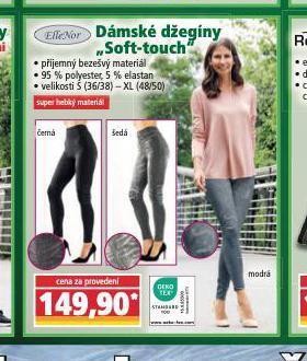 Norma Dámské džegíny soft-touch nabídka