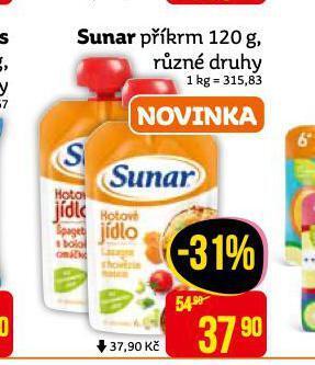 Teta Sunar příkrm nabídka