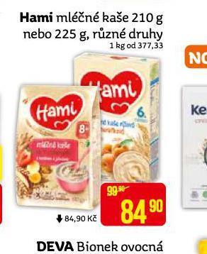 Teta Hami mléčná kaše nabídka