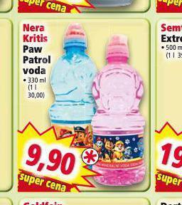 Norma Nera kritis paw patrol voda nabídka