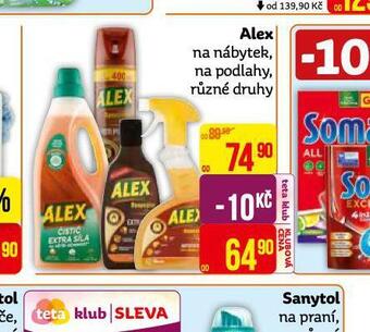 Teta Alex na nábytek, na podlahy nabídka