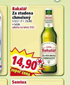 Norma Bakalář za studena chmelený nabídka