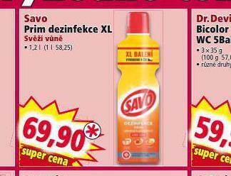 Savo prim dezinfekce xl